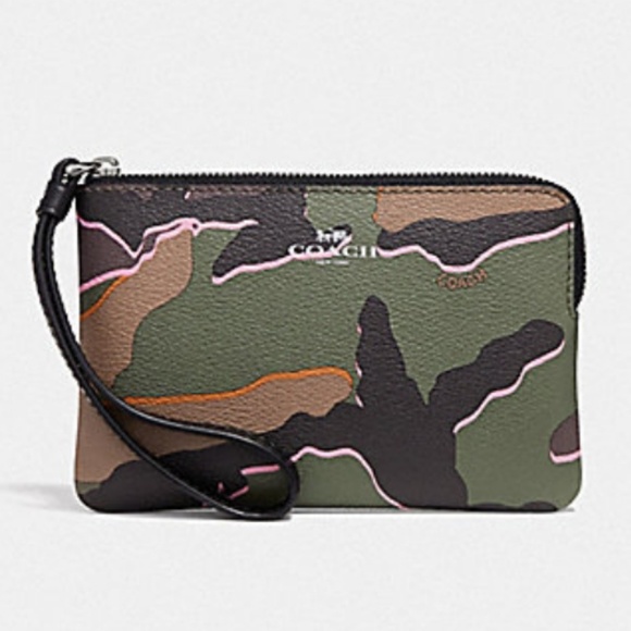 Coach Handbags - 1 LEFT | Coach | Wild Camo Wristlet